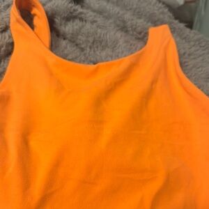 Vibrant Orange Tank Top